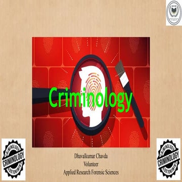Criminology