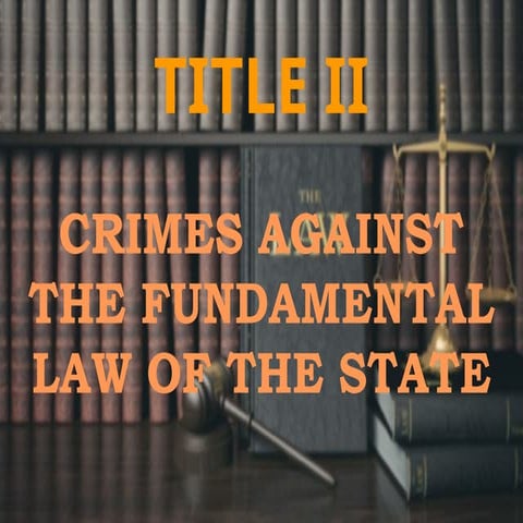 Criminal law book II report- title II crimes against flots