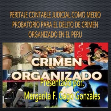 Crimen organizado | PPTX