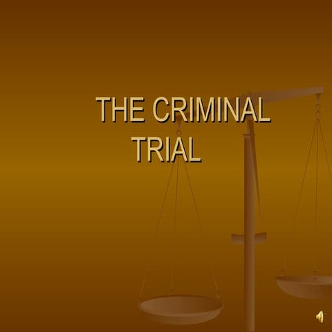 Crim trial