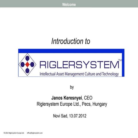 Intellectual Asset Management Culture and Technology