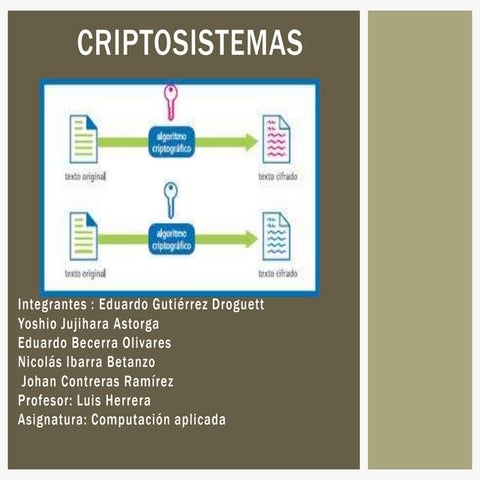 Criptosistema (1) PPT