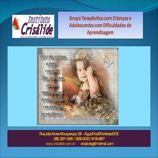 Grupo Terapêutico com Crianças e Ad...