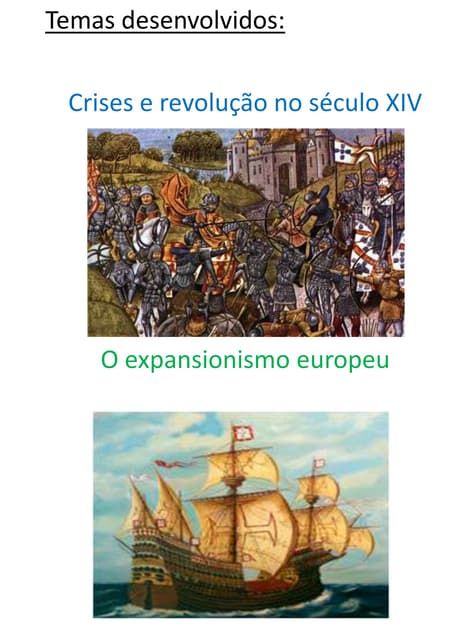 Crises e revolução no século XIV e ...