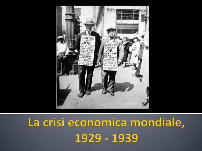 La Grande crisi del 1929