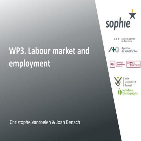 Labour market and employment