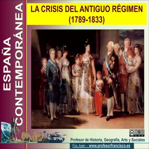 España Contemporánea, Carlos IV la Guerra de independencia y Fernando VII