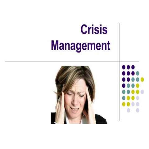 Crisis Management 