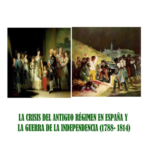 Reinado de Carlos IV y Guerra de la Independencia