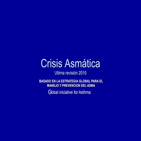 Crisis asmatica