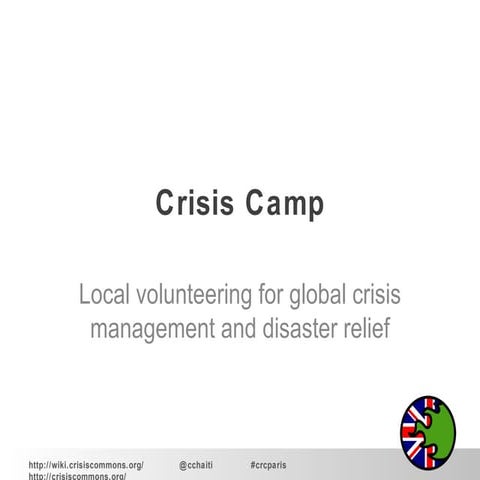 What is Crisis Camp UK