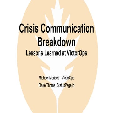 Crisis Communication Webinar