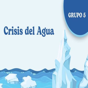 CRISIS DEL AGUA EN EL MUNDO Y EN EL PERÚ