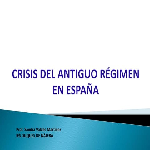 Crisis del Antiguo Régimen