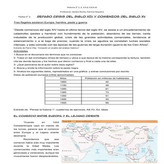 Crisis del siglo xiv y comienzos de...