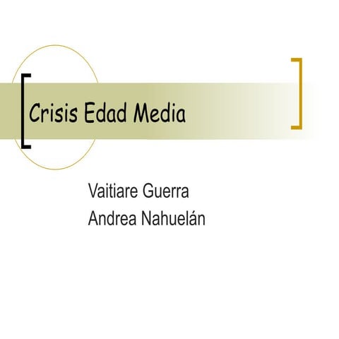 Crisis edad media