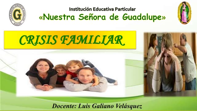 Crisis familiar (vii unidad)