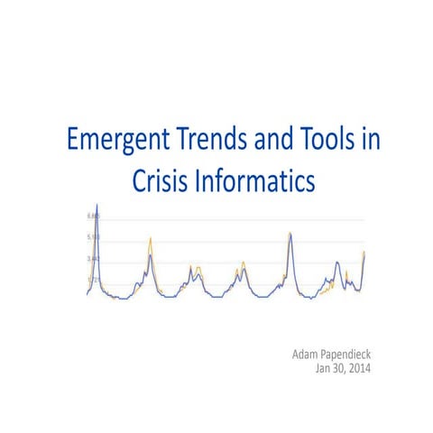Emerging Trends in Crisis Informatics