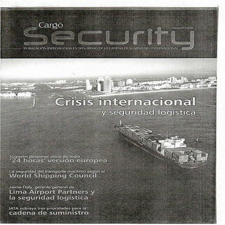 Crisis Internacional Y Seguridad Logística