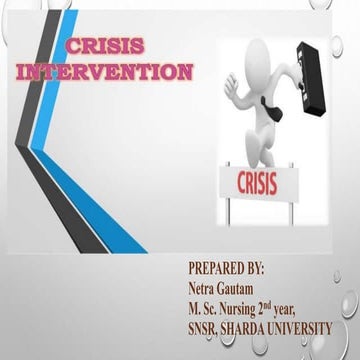 Crisis Intervention 