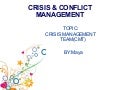 Crisis Management
