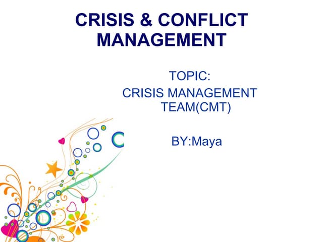 Crisis Management