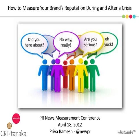 Crisis & online reputation management