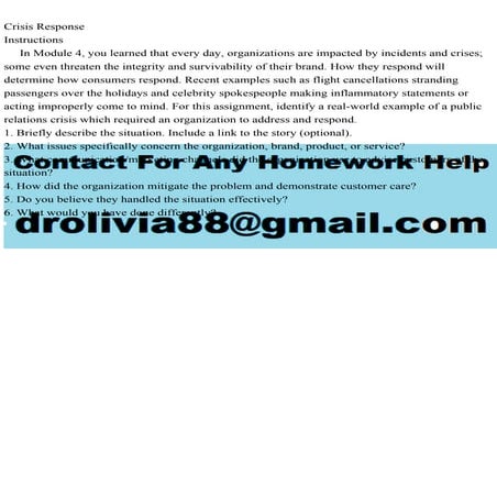 Crisis Response Instructions In Module 4, you learned that e.pdf