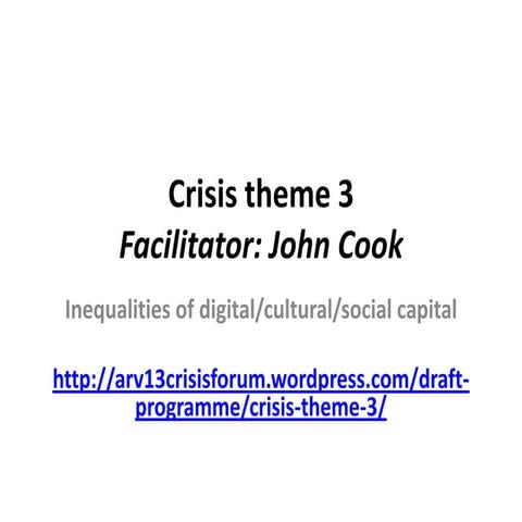 Crisis theme 3