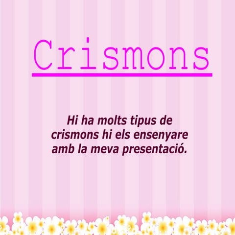 Crismons