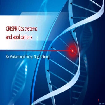 CRISPR-Cas systems and applications