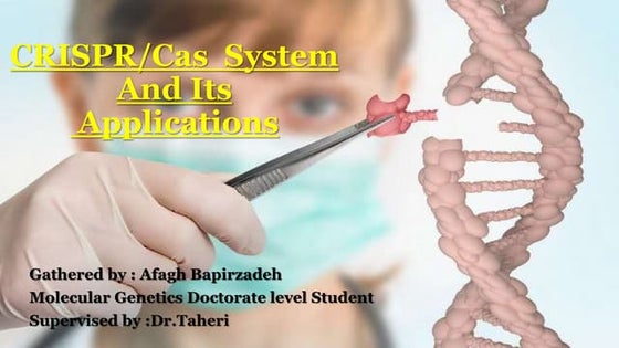 Crispr cas9 ppt (1) | PPTX