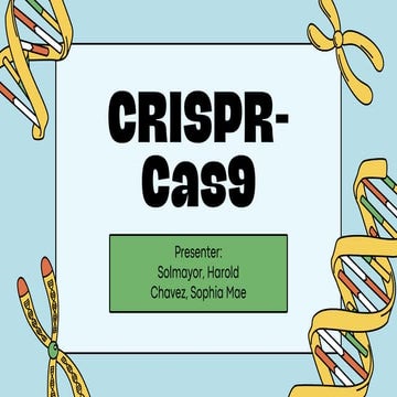 CRISPR - CAS 9 Gene  Editing, Methods, Procedure and Ethical Consideration