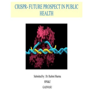 Crispr  future prospects in public health