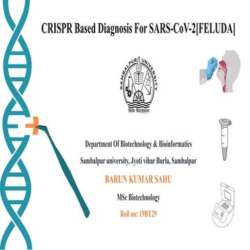 CRISPR Based Diagnosis For SARS-CoV-2[FELUDA]