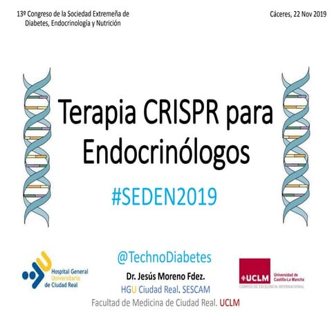 CRISPR Congreso SEDEN Cáceres Nov 2019