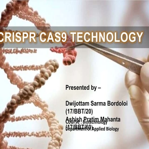 CRISPR CAS9 technique