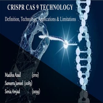 CRISPR Cas 9 TECHNOLOGY