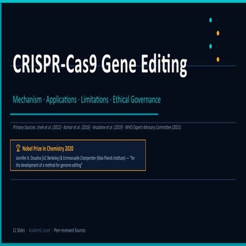 CRISPR AND ITS APPLICATION in modern era | PPTX