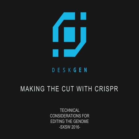 Making the cut with CRISPR