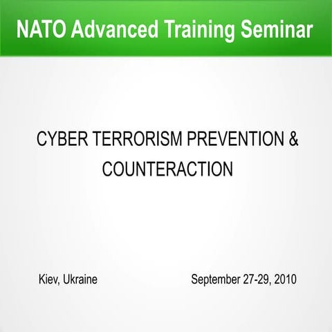 Capabilities of Cyber-Trerrorists - POTENTIAL ATTACKS - Possibility, Likelyho...