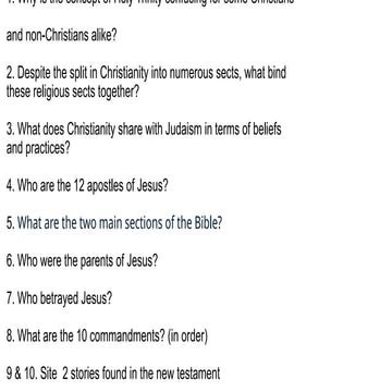 cristianity quiz.pptx introduction to world religion | PPTX