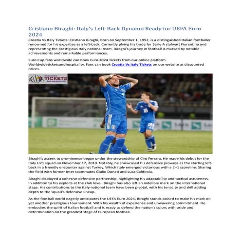 Cristiano BCristiano Biraghi Italy's Left-Back Dynamo Ready for UEFA ...