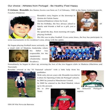 Presentation on Cristiano Ronaldo | PPTX