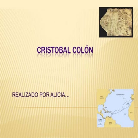 Cristobal colón alicia