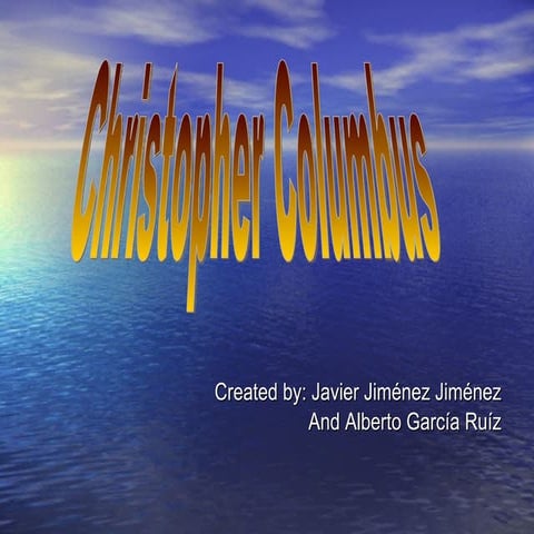Christopher Colombus-Javier y albertA