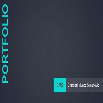 Cristobal munoz simunovic   portfolio