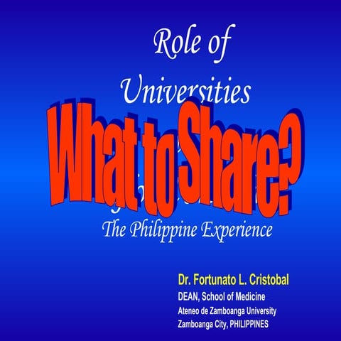 EMPOWERING GLOBAL HEALTH - THE VITAL ROLE OF MEDICAL EDUCATION IN ...