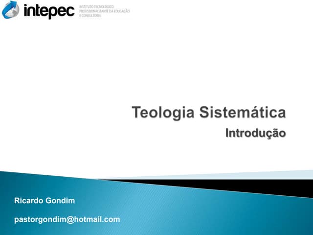 Teologia sistematica - Cristologia