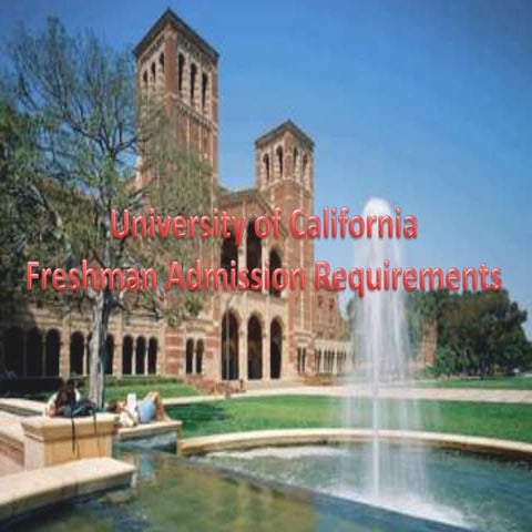 Criteria for admision